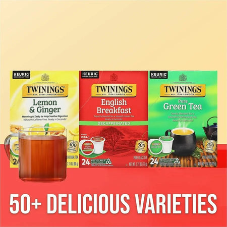 Twinings of London Decaf English Breakfast Black Tea K-Cup - 24 Count
