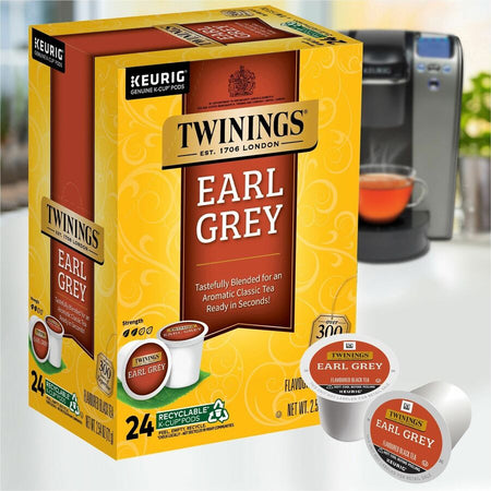 Twinings of London Earl Grey Flavoured Black Tea K-Cup - 24 / Box