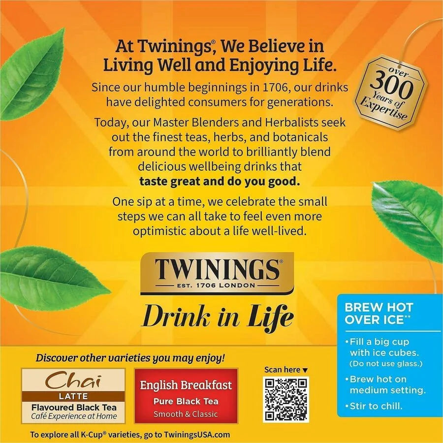 Twinings of London Earl Grey K-Cup - Classic Black Tea Pods