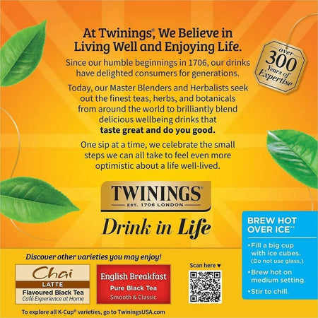 Twinings of London Earl Grey K-Cup - Classic Black Tea Pods