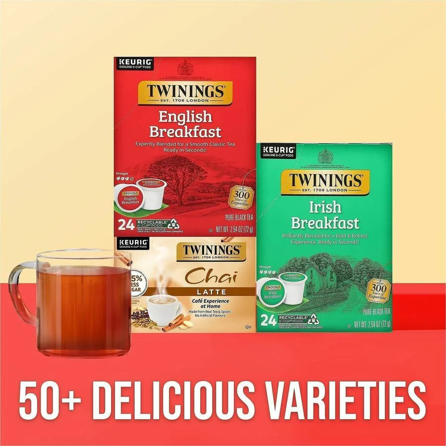 Twinings of London English Breakfast Black Tea K-Cup - 24 Count Box