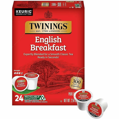 Twinings of London English Breakfast Black Tea K-Cup - 24 Count Box