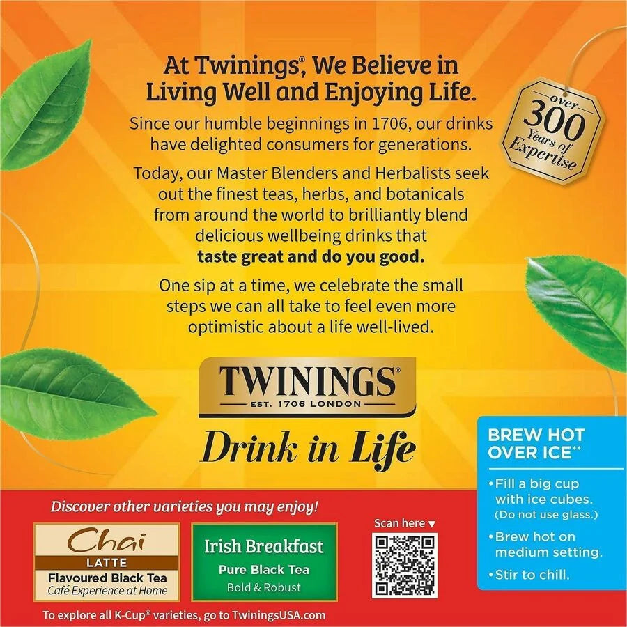 Twinings of London English Breakfast Black Tea K-Cup - 24 Count Box
