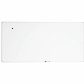 U Brands 96’’ Magnetic Porcelain Steel Board - White Surface Aluminum Frame - Dry Erase Boards