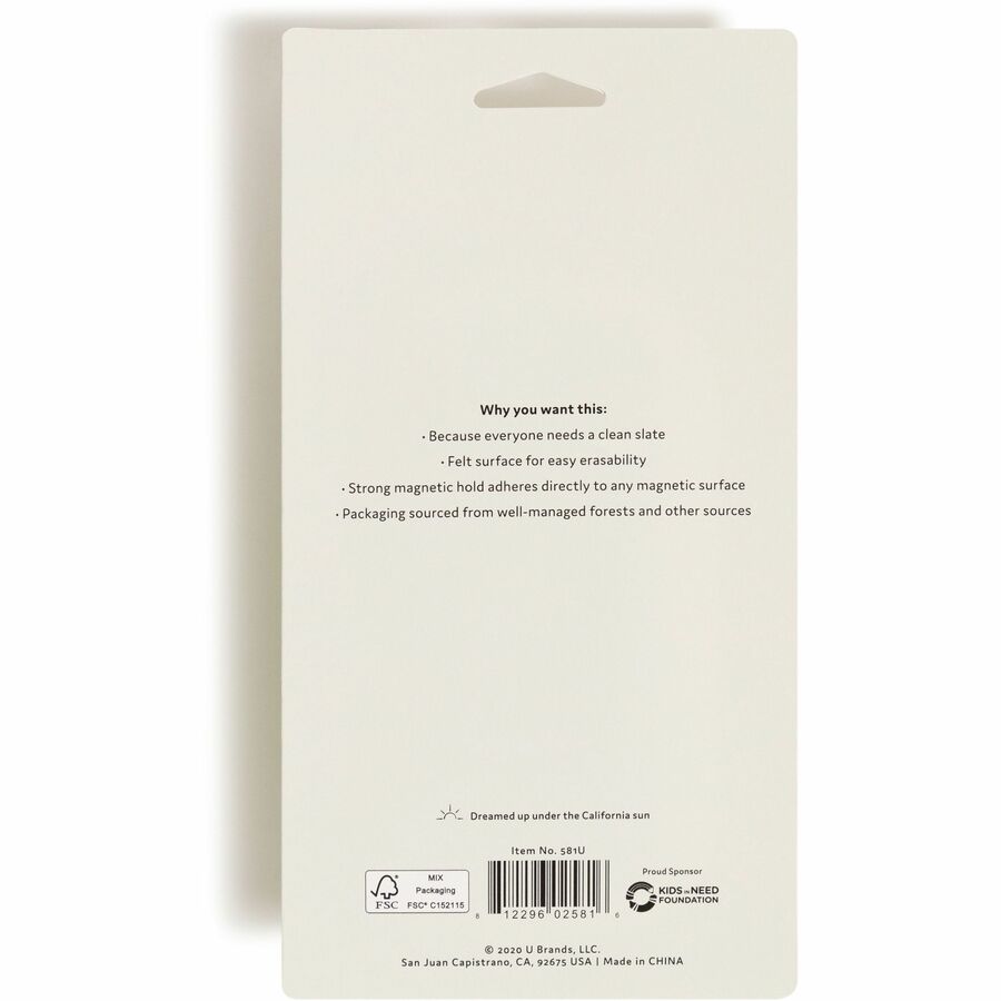 U Brands Classic Magnetic Eraser - Alternate-Image1