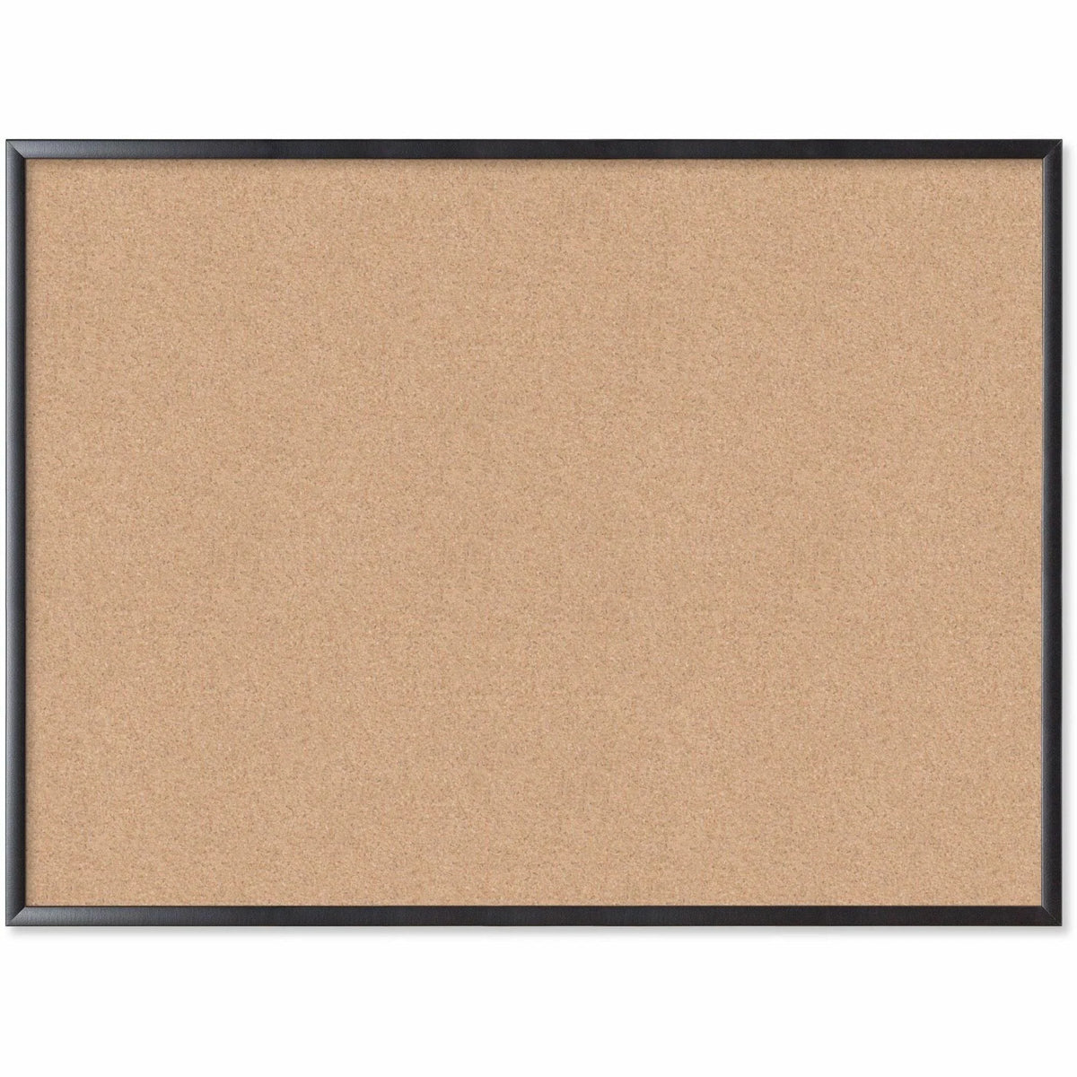 U Brands Cork Bulletin Board - 36x48 - Self-healing Natural - Sturdy Black Frame - Boards