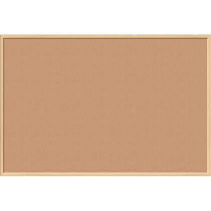 U Brands Cork Bulletin Board - 48x72 - Self-healing Natural - Birch Wood Frame - Boards