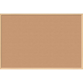 U Brands Cork Bulletin Board - 48x72 - Self-healing Natural - Birch Wood Frame - Boards