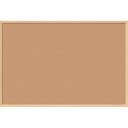 U Brands Cork Bulletin Board - 48x72 - Self-healing Natural - Birch Wood Frame - Boards