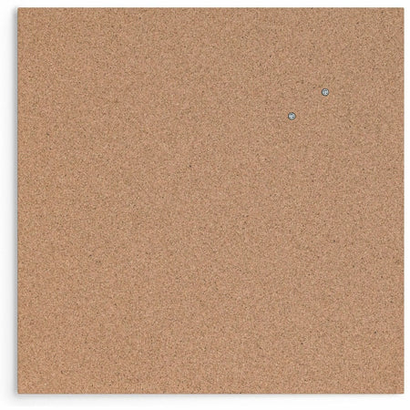 U Brands Cork Canvas Bulletin Board - 24x24 - Self-healing Durable Tackable - Boards