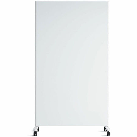 U Brands Double Sided Magnetic Glass Dry-Erase Mobile Floor Easel - 1500