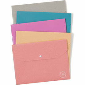 U Brands U-Eco Letter File Pocket - 8 1/2’’ x 11’’ - 1 Pocket(s) - Poly - Assorted - 0% Recycled - 10 / Pack - Filing