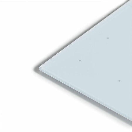 U Brands Floating Frameless Non-Magnetic Ghost Grid Glass Dry-Erase Board - Top
