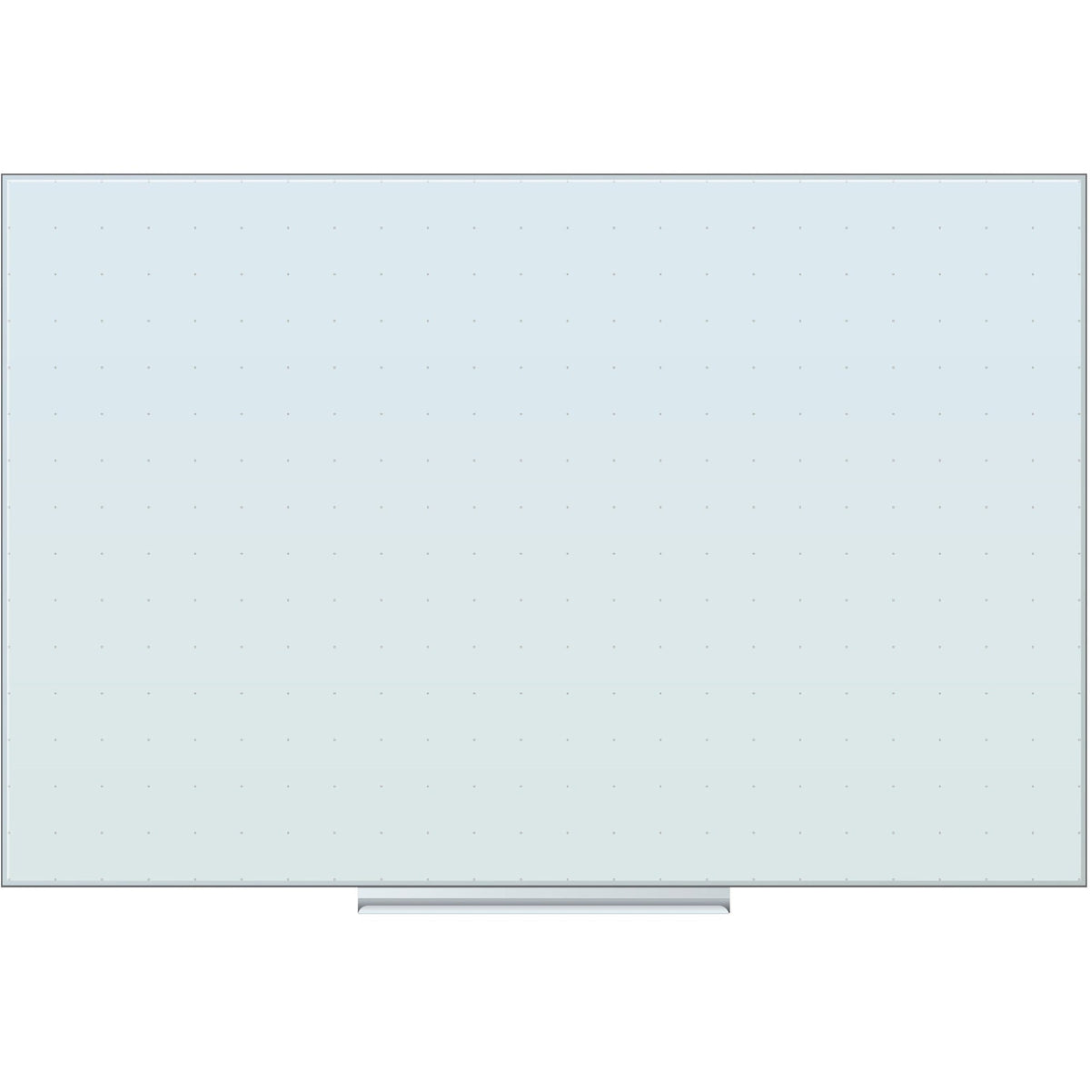 U Brands Floating Frameless Non-Magnetic Ghost Grid Glass Dry-Erase Board - 2000