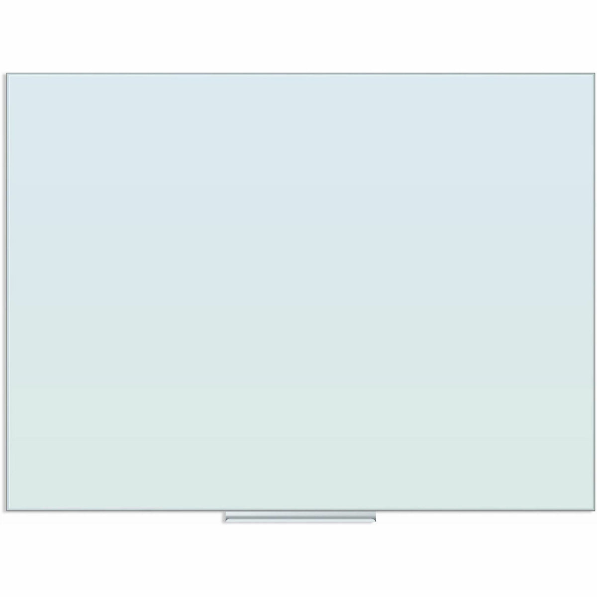 U Brands Floating Non-Magnetic Glass Frameless Dry-Erase Board - 2000