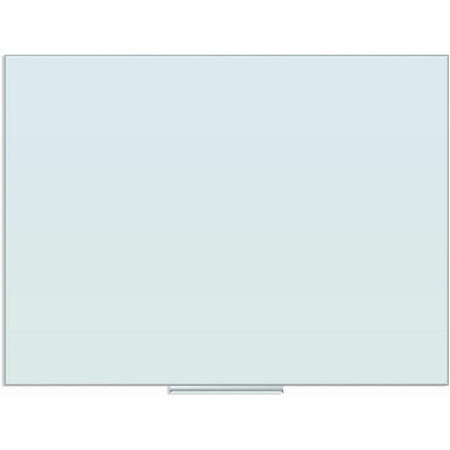 U Brands Floating Non-Magnetic Glass Frameless Dry-Erase Board - 2000
