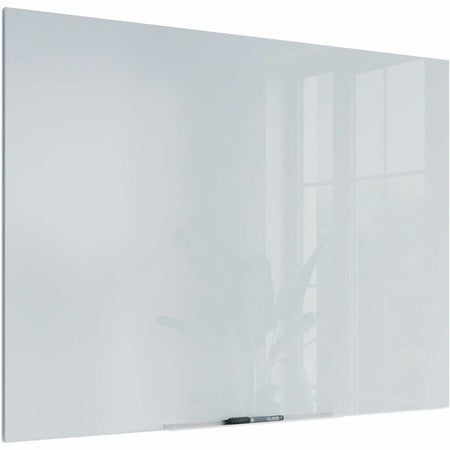 U Brands Floating Non-Magnetic Glass Frameless Dry-Erase Board - Right