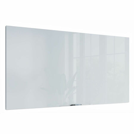 U Brands Floating Non-Magnetic Glass Frameless Dry-Erase Board - Right