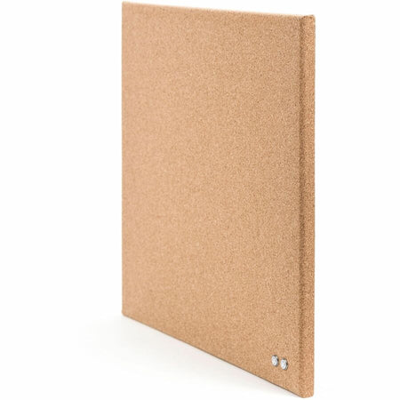 U Brands Frameless Cork Canvas Bulletin Board - Left