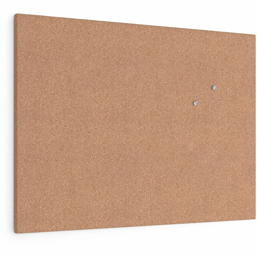 U Brands Frameless Cork Canvas Bulletin Board - Right
