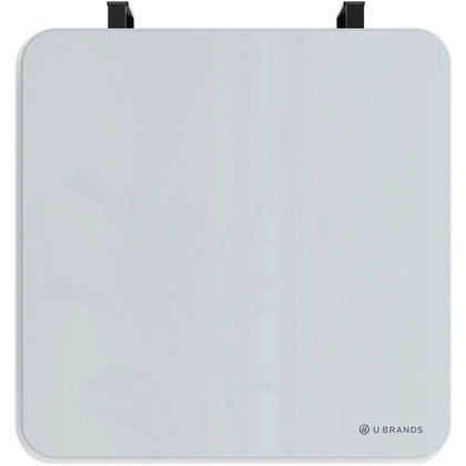 U Brands Glass Dry-Erase Board - 12x12’’ Frosted White - Magnetic Square - Dry Erase Boards