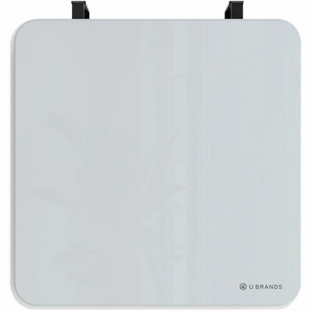 U Brands Glass Dry-Erase Board - 12x12’’ Frosted White - Magnetic Square - Dry Erase Boards
