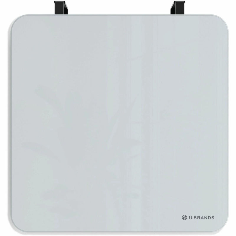 U Brands Glass Dry-Erase Board - 12x12’’ Frosted White - Magnetic Square - Dry Erase Boards