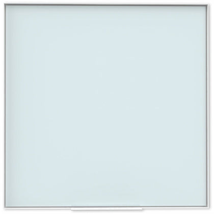 U Brands Glass Dry-Erase Board - 36x36’’ Frosted White Surface - Aluminum Frame - Dry Erase Boards