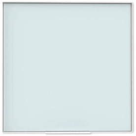 U Brands Glass Dry-Erase Board - 36x36’’ Frosted White Surface - Aluminum Frame - Dry Erase Boards