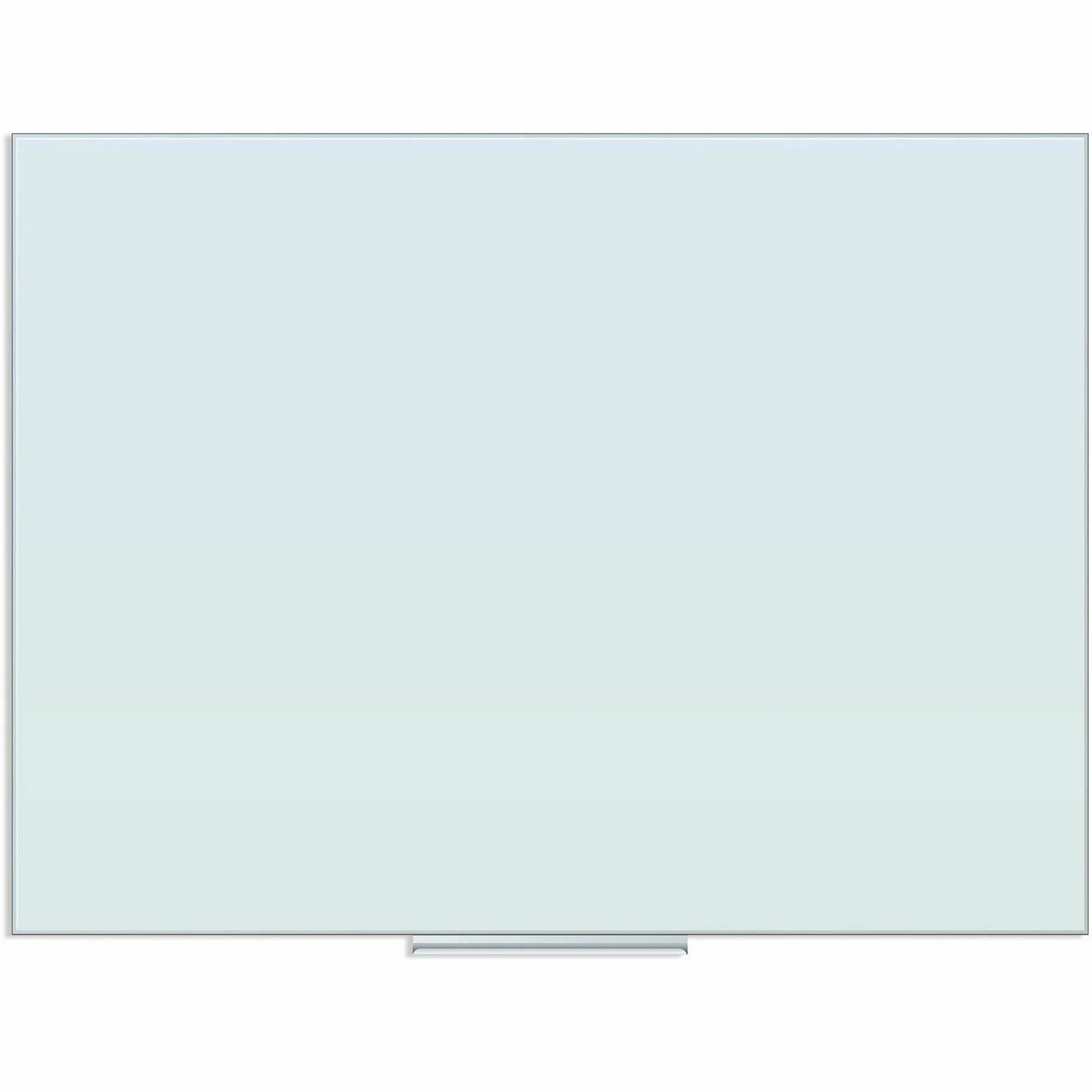 U Brands Glass Dry-Erase Board - 48x36’’ Frosted White - Frameless Floating Design - Dry Erase Boards