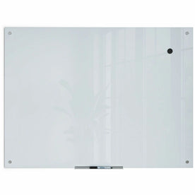 U Brands Glass Dry-Erase Board - 48x36’’ Frosted White Surface - Dry Erase Boards