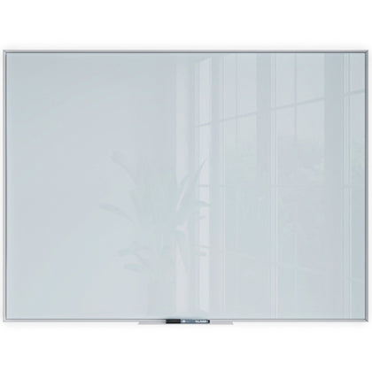 U Brands Glass Dry-Erase Board - 48x36’’ Frosted White Surface - Dry Erase Boards