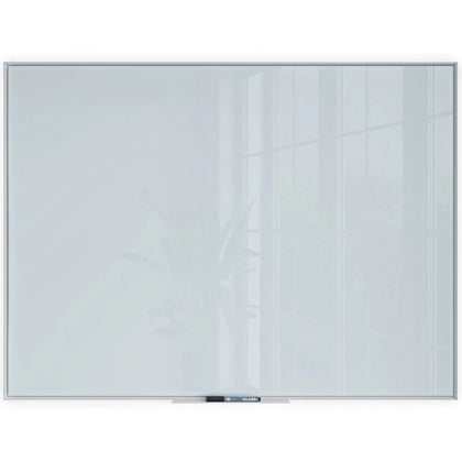 U Brands Glass Dry-Erase Board - 48x36’’ Frosted White Surface - Dry Erase Boards
