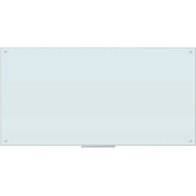 U Brands Glass Dry-Erase Board - 72x36’’ Frosted White - Magnetic - Dry Erase Boards