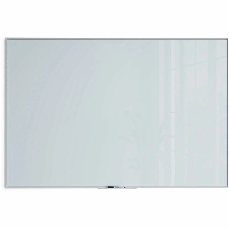 U Brands Glass Dry-Erase Board - 72x48’’ - Frosted White Surface - Aluminum Frame - Dry Erase Boards
