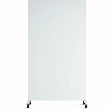 U Brands Glass Dry-Erase Mobile Floor Easel - 42x72’’ - Magnetic Surface - Dry Erase Boards