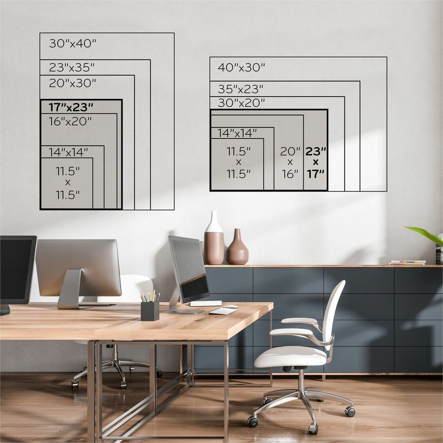 U Brands Linen Bulletin Board - Alternate-Image2