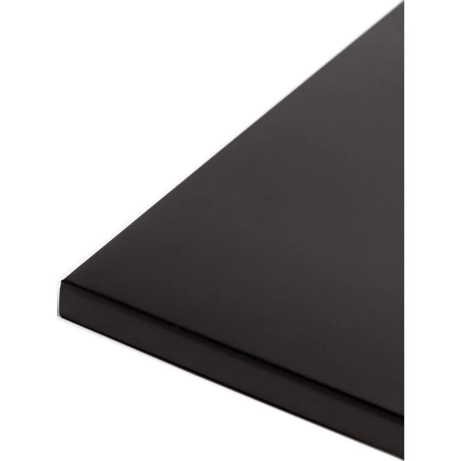 U Brands Magnetic Chalkboard: 14x14’’ Frameless Black Steel - Horizontal Square - Chalk Boards