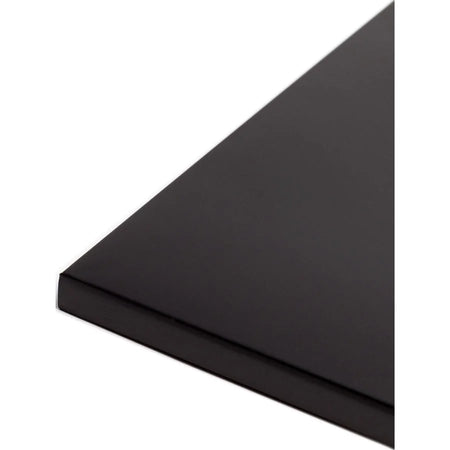 U Brands Magnetic Chalkboard: 14x14’’ Frameless Black Steel - Horizontal Square - Chalk Boards