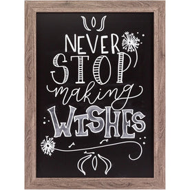 U Brands Magnetic Chalkboard: Rustic Frame 18x24’’ - Versatile Display - Chalk Boards