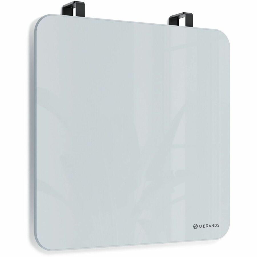 U Brands Magnetic Cubicle/Wall Glass Dry-Erase Board - Right