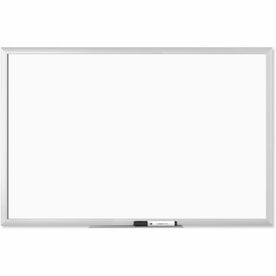 U Brands Magnetic Dry-Erase Board - 36x24’’ White Steel Surface - Silver Frame - Dry Erase Boards