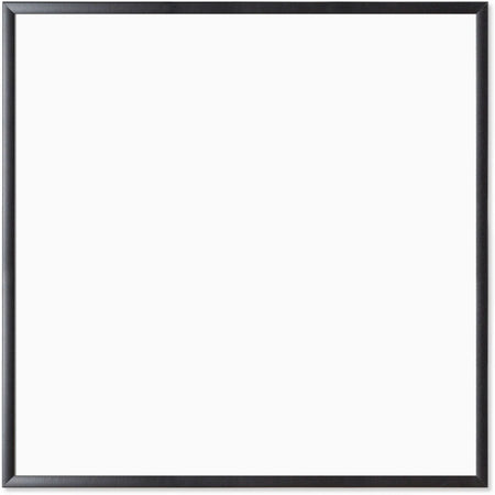 U Brands Magnetic Dry-Erase Board - 36x36’’ White Steel - Black Wood Frame - Dry Erase Boards
