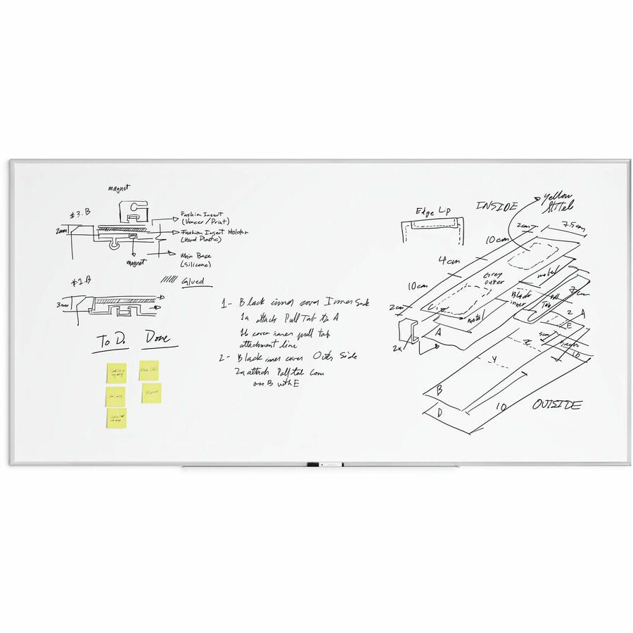 U Brands Magnetic Dry-Erase Board - Front