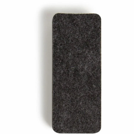 U Brands Magnetic Eraser: White Rectangle Felt - & Contoured - Board Easel Accessories