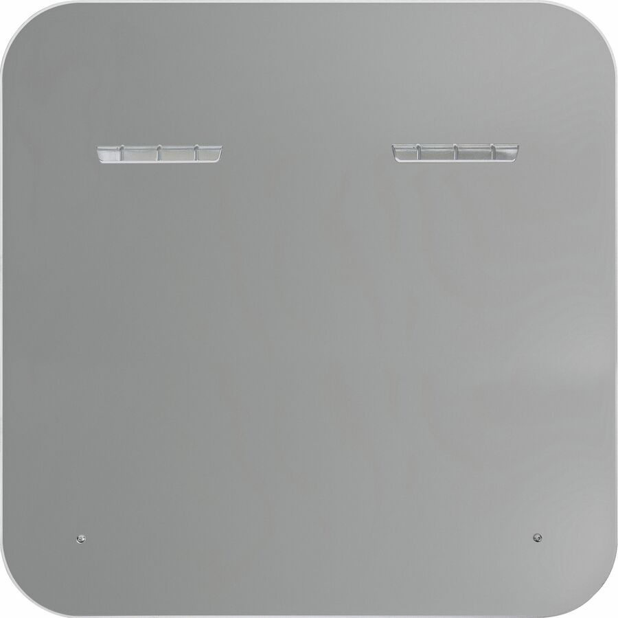 U Brands Magnetic Glass Frameless Dry-Erase Board - Rear