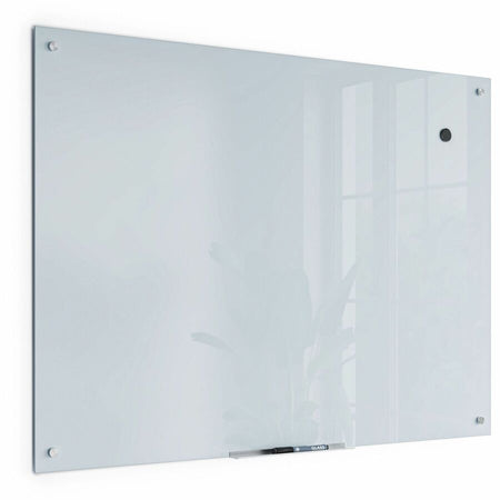 U Brands Magnetic Glass Frameless Dry-Erase Board - Right