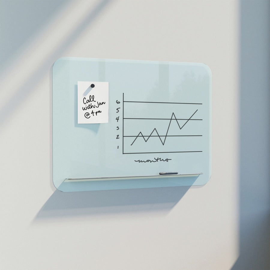 U Brands Magnetic Glass Frameless Dry-Erase Board - Alternate-Image1