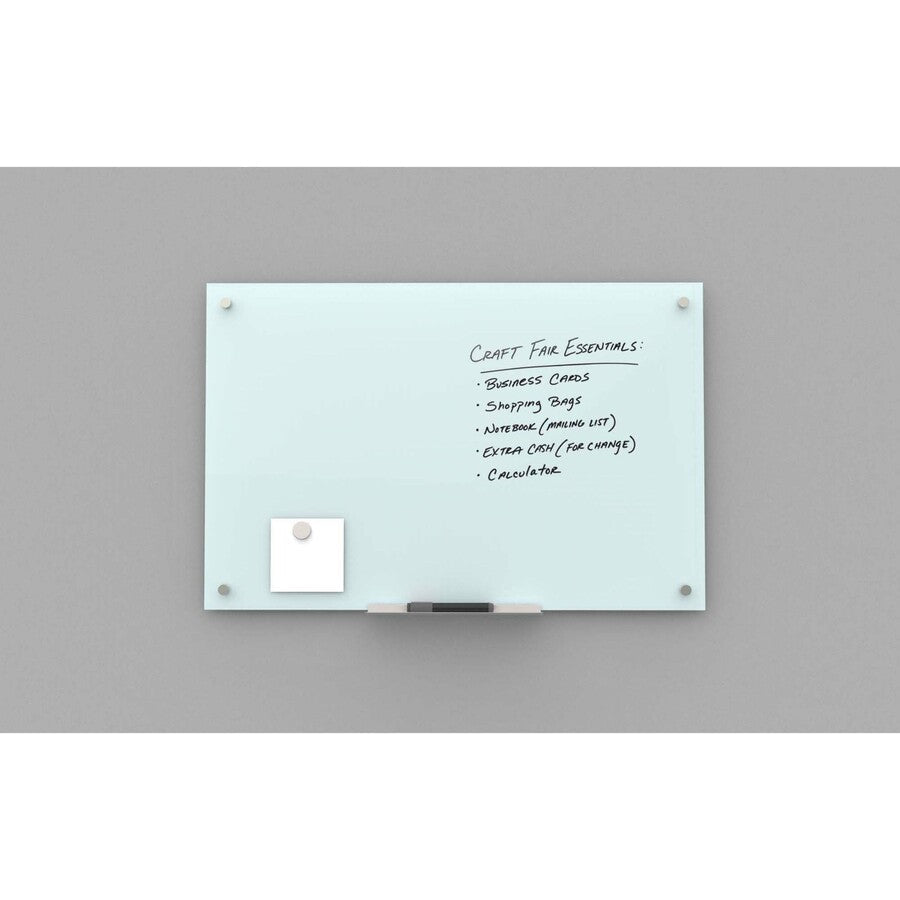 U Brands Magnetic Glass Frameless Dry-Erase Board - Alternate-Image1