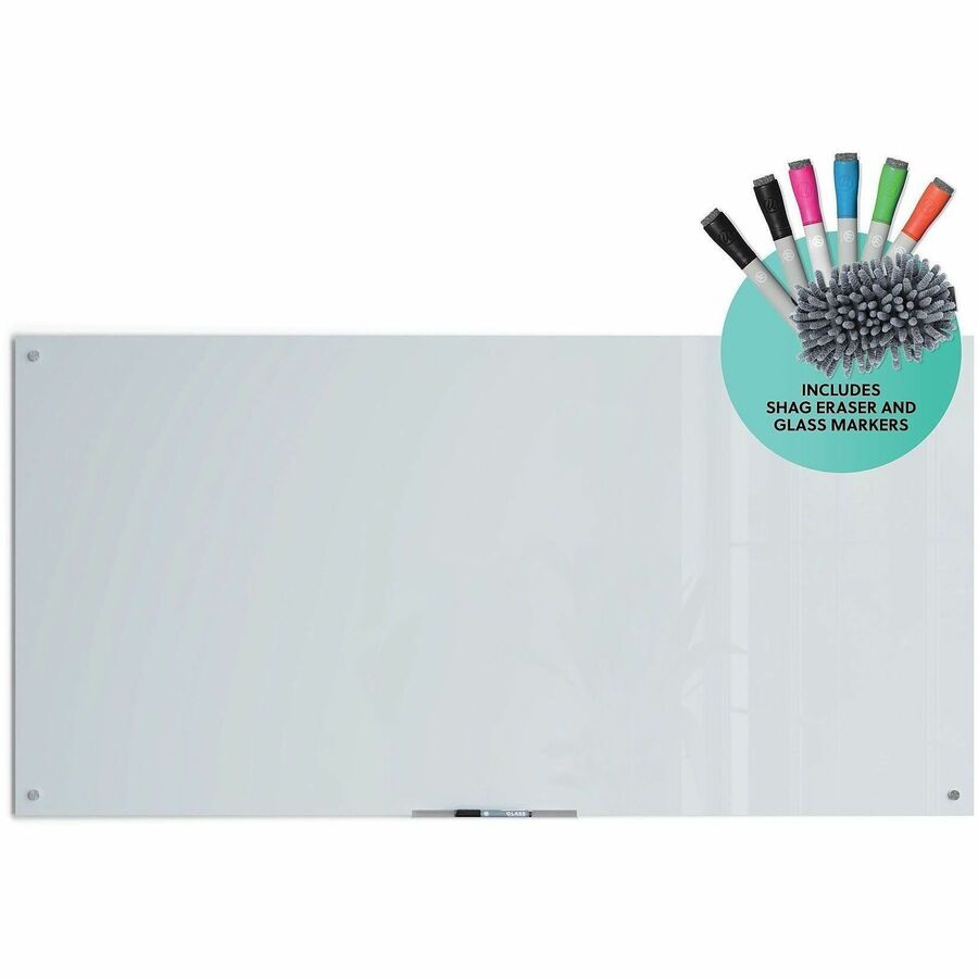 U Brands Magnetic Glass Frameless Dry-Erase Board - Alternate-Image1